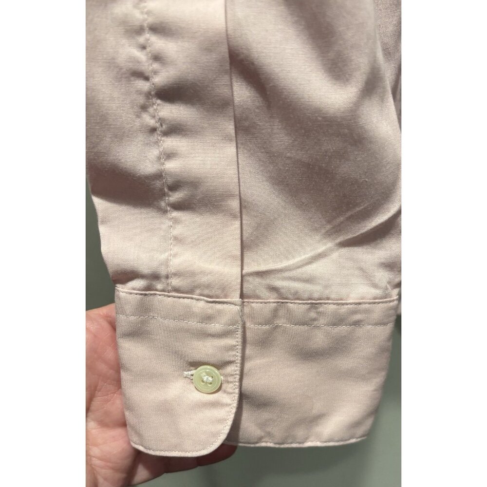 Yves Saint Laurent Chemises Pink Button Up Shirt Women’s Size 17 34-35 - Picture 7 of 7